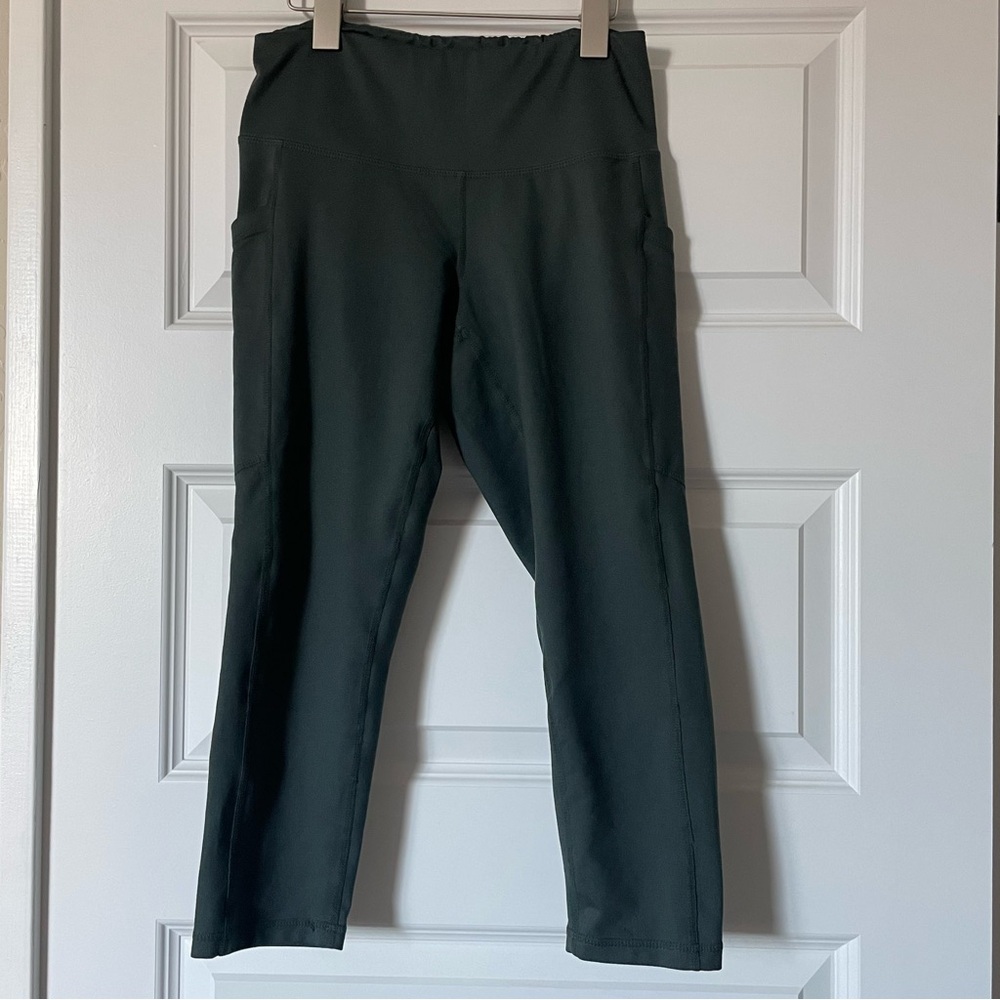 Zella Teal Capri Leggings Size Small